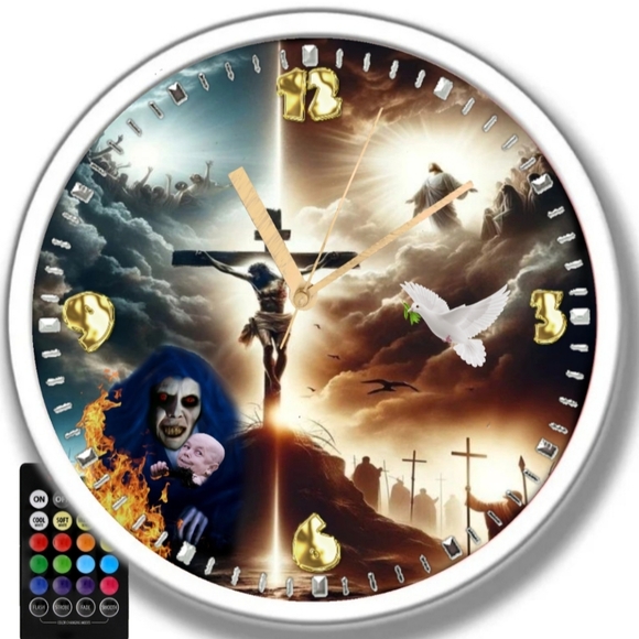 Religious clock - Picture 3 of 4